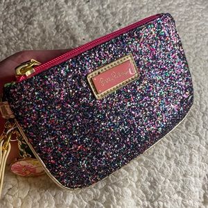 NWT Lily Pulitzer sparkly wristlet!!!